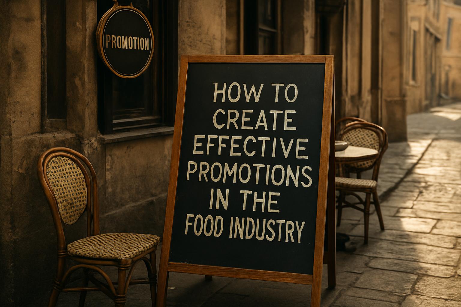 Jak stworzyć skuteczne promocje w gastronomii?