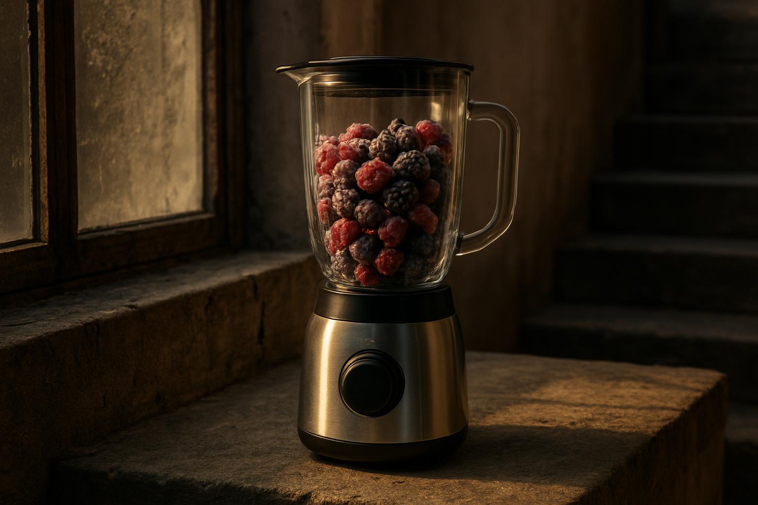 Jaki blender kielichowy do mrożonych owoców?